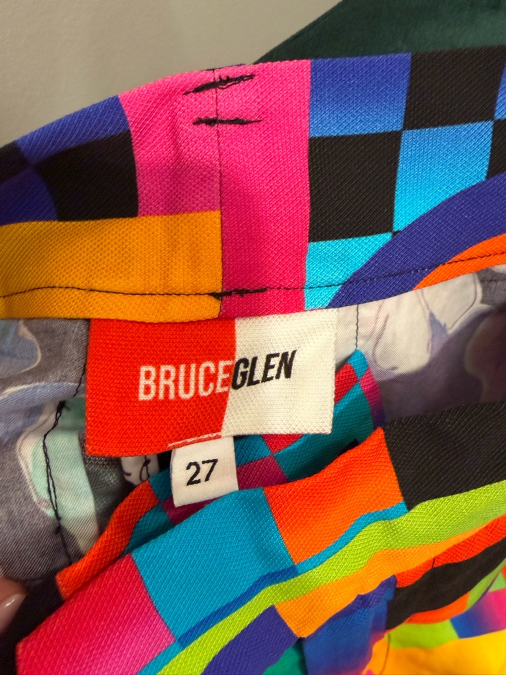 BruceGlen Stained Glass Pattern Pants - Picture 3 of 3